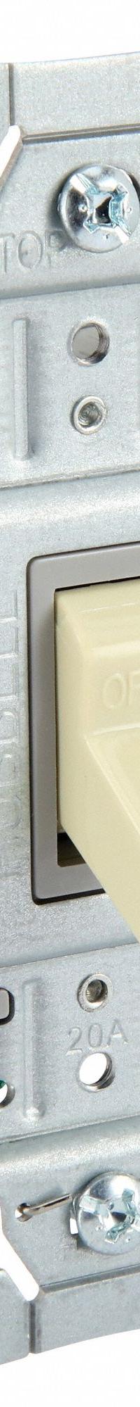 HUBBELL Wall Switch: Toggle Switch, Single Pole, Maintained, Ivory, 120/277V AC, 20 A (MPN CSB120I). Key specifications — Illuminated: No; Voltage Rating: 120/277V AC.