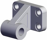 SMC Mounting Bracket: Clevis/Pivot Bracket, Fits 32 mm Bore Dia, 51 mm Overall Lg, E5032. Key specifications — attr947461: E5032; attr991689: Mounting Bracket; attr947484: SMC.