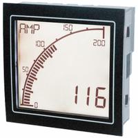 TRUMETER Current Meter: 9 Display Span - Min, 9,999 Display Span - Max, 12 V AC – 24 V AC, RS-485 (MPN APM-AMP-APO). Key specifications — attr1042966: APM-AMP-APO; attr1042969: 1%; attr1042981: Green; attr1042982: LCD; attr1042990: Screws; attr1042993: 4; attr1043003: Current Meter; attr1043012: Internal Removable Terminal Blocks.