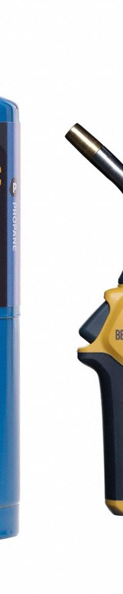 BERNZOMATIC Torch Kit: Swirl Flame, Trigger-Start, Curved (MPN TS3700KC). Key specifications — Brand: BERNZOMATIC; Manufacturer Part Number: TS3700KC; Compatible Fuel Type: Propane; Flame Adjustment: Adjustable Flame; Tip Type: Curved.