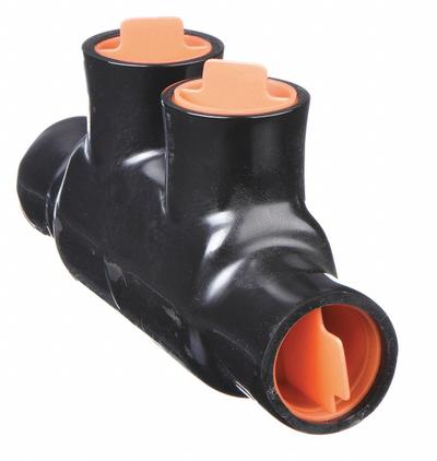 BLACKBURN Multitap Connector: 2 Port, Double-Sided Entry, 6 AWG – 350 kcmil Wire Size - Dry-Location Double-Sided Entry Multitap Connectors