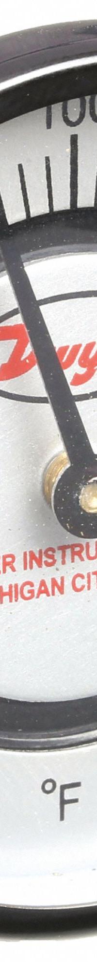 DWYER Clip Pipe Mount Dial Thermometer: -50°F to 250°F, +/- 2% Accuracy, 2 in Dial Dia (MPN STC351). Key specifications — Accuracy: +/- 2%; Brand: DWYER.