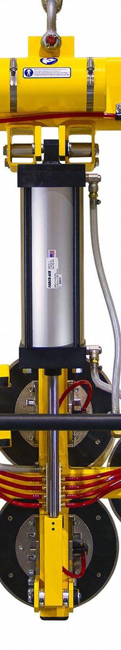 WOOD'S POWR-GRIP Vacuum Lifter: 1,500 lb Max Load Capacity, Stone, Textured, 90° Tilt, Pneumatic (MPN PT1010TAIR). Key specifications — attr993377: WOOD'S POWR-GRIP; attr993358: Textured; attr993362: 90° Tilt.
