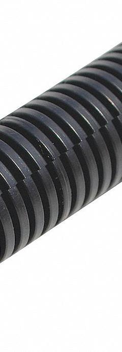 DROSSBACH Corrugated Loom Tubing: 1 1/2 in Nominal Size, 150 ft Overall Lg, Polyethylene, Black (MPN 112PEBSX0000XZS). Key specifications — Chemical Resistant: Yes; Item [MERCH]: Corrugated Loom Tubing; Inside Diameter: 1.57 in to 1.65 in; Outdoor Use: Yes; Outside Diameter: 1.87 in to 1.95 in; Self Extinguishing: No; Tubing Material: Polyethylene; Wall Thickness: 0.01 in to 0.15 in.