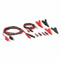 B&K PRECISION Test Lead Kit: CAT II 600V, Alligator Clip/Spade Lug, Shrouded Banana Plug, 4 ft Lg (MPN TLPS). Key specifications — Brand: B&K PRECISION.