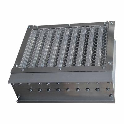 S&P AIR CONTROL Wind Driven louver: Hat Channel, Flush Mount, 59 1/2 in H, 59 1/2 in W - Wind Driven Rain Louvers