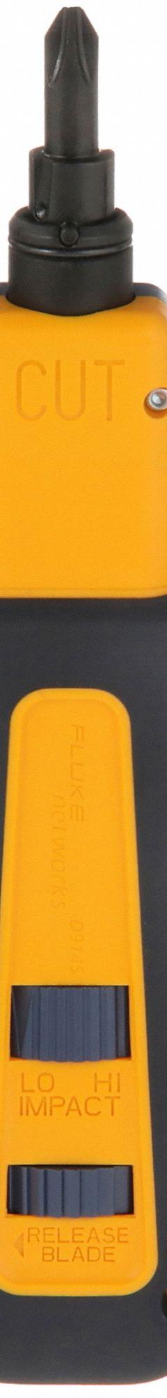 FLUKE NETWORKS Punch Down Tool: 66/110, Terminate/Cut/Terminate Only, Blade/Tool, Datacom, 10061501. Key specifications — attr510658: 66; 110; attr511270: Terminate/Cut; Terminate Only; attr511274: Tool; attr511277: Punch Down Tool; attr511272: Cushion; attr511279: Datacom.