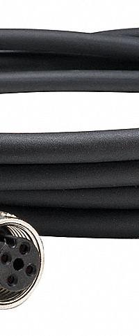 Cordset: M12 Female Straight X Bare Wire, 4 Pins, Black, PUR, 5 m Cable Lg, 3 A Max Current (A) (MPN XZCP1141L5). Key specifications — Cable Jacket Color: Black; End 1 Gender: Female; End 1 Mounting Orientation: Straight; End 2 Connection Type: Bare Wire; IP Rating: IP65; Brand: TELEMECANIQUE SENSORS; Wire Size: 22 AWG; Cable Jacket Material: PUR.