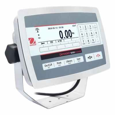 OHAUS Scale Indicator: WQ/WT, 8 11/16 in Overall Ht, 10 5/8 in Overall Lg, 3 in Overall Wd - Material Handling