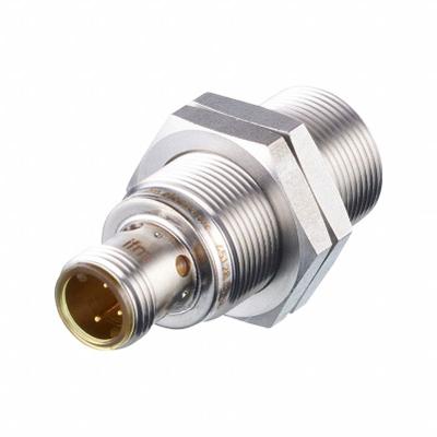 IFM Inductive Cylindrical Proximity Sensor: Built-in Connector, Shielded, 3 - Pin M12 - Cylindrical Sensors with Built-in Connectors