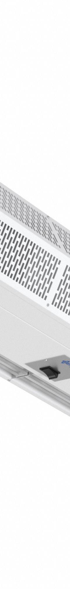 Heated 9"H 73"W 14"D Galv St Air Curtain: Heated Air, Low Profile, For 6 ft Opening, 2,010 cfm, 1 Ph (MPN CLC08-1072EB-080-G). Key specifications — Brand: BERNER.