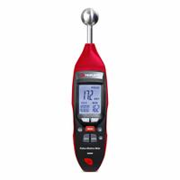 TRIPLETT Moisture Meter: Digital, LCD with Backlight, Pinless, Cement/Concrete/Drywall/Wood (MPN MS500). Key specifications — Display Type: Digital; Probes Included: Ball Pinless; Features: Adjustable Alerts; Compatible Material: Wood; Digital Display Screen Type: LCD with Backlight; Brand: TRIPLETT.