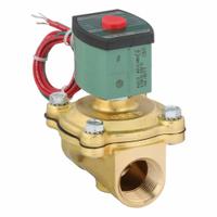 REDHAT Solenoid Valve: 2-Way, Normally Closed, 1 in Pipe Size, 120V AC, Watertight, High Flow (MPN 8210G054V). Key specifications — Pipe Size: 1 in; Voltage: 120V AC; Brand: REDHAT; Coil Enclosure: Watertight.