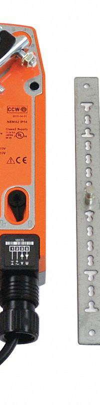 Actuator: Dampers, Proportional, Spring Return, 90 in-lb, 24V AC/DC, Hardwired, NEMA 2 / IP54 (MPN NFB24-SR). Key specifications — Manufacturer Part Number: NFB24-SR; Shaft Rotation: CW/CCW; Stroke Degree: 90°; Power Rating: 3.5W; Input Voltage: 24V AC/DC; Brand: BELIMO; For Use With Building Automation Systems: Building Automation System Compatible; Electrical Connection Type: Hardwired.