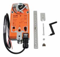 Actuator: Dampers, Proportional, Spring Return, 90 in-lb, 24V AC/DC, Hardwired, NEMA 2 / IP54 (MPN NFB24-SR). Key specifications — Manufacturer Part Number: NFB24-SR; Shaft Rotation: CW/CCW; Stroke Degree: 90°; Power Rating: 3.5W; Input Voltage: 24V AC/DC; Brand: BELIMO; For Use With Building Automation Systems: Building Automation System Compatible; Electrical Connection Type: Hardwired.