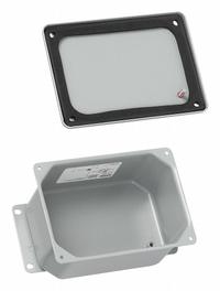 HOFFMAN Enclosure: Steel, 5 in x 4 in x 3 in, NEMA 12/13/4/6, Solid Cover, Screw On (MPN A643DSC). Key specifications — Closure Method: Screws; Brand: HOFFMAN; Knockouts: Not Included.