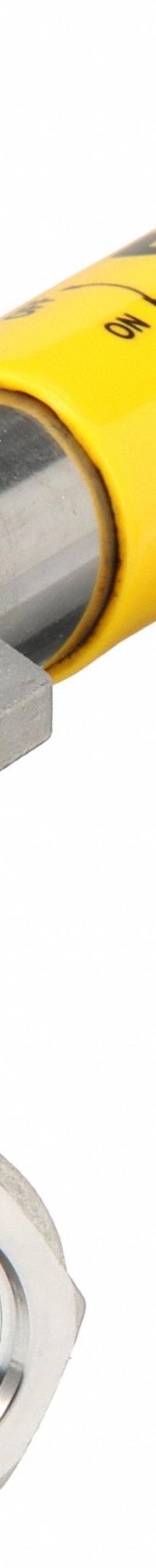 SHARPE Manual Two-Way Ball Valve: 1/2 in, 316 Stainless Steel, Straight Valve Body, FNPT x FNPT (MPN 4351012320). Key specifications — Seat Material: Polymer; Brand: SHARPE; Handle: Locking Lever.
