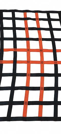 US NETTING Cargo Lifting Net: Loop, 4,500 lb Working Load Limit, 4 Attachment Points, Polyester (MPN MGCLN-625-6-2W). Key specifications — attr994824: US NETTING; attr994825: Black/Safety Orange; attr994829: Polyester.