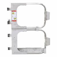 PS INDUSTRIES Full Height Ladder Safety Gate: Stainless Steel, For 20 in to 30 in Opening Wd, Adj (MPN LSGF-2030-304SW). Key specifications — Brand: PS INDUSTRIES; Includes Lock: No; Mounting Location: Wall; For Opening Width: 20 in to 30 in; Gate Finish/Color: Unfinished Silver.
