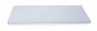 HALLOWELL Shelf: 36 in Overall Wd, 18 in Overall Dp, Solid Shelf, 20 ga, Light Gray, 5 PK (MPN 5138-3618-5PL). Key specifications — attr37155: Light Gray; attr37156: Powder Coated; attr55828: (5) Shelves; attr37160: Steel; attr33654: HALLOWELL.