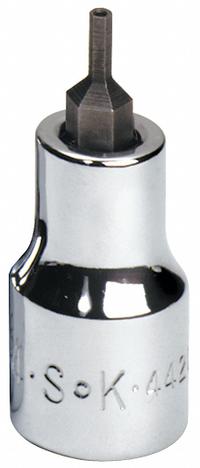 SK PROFESSIONAL TOOLS Socket Bit: 3/8 in Drive Size, Security Hex Tip, 3/32 in Tip Size, SAE (MPN 44206). Key specifications — attr1214209: Replaceable Insert; attr1214211: SK PROFESSIONAL TOOLS.