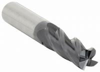APPROVED VENDOR Square End Mill: Carbide, AlTiN Coated, 4 Flute, 5/8" Mill Dia, 2-1/4" LOC, 5" OAL (MPN 215-001073)