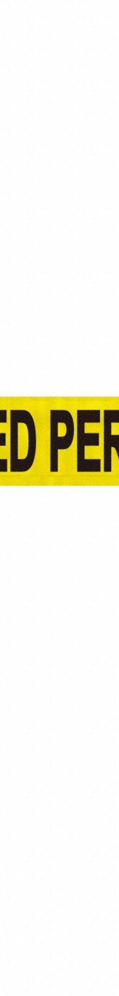 BANNER STAKES Magnetic Retractable Belt Barrier: Magnet, 7 ft Belt Lg, Restricted Access Messaging (MPN MH7013). Key specifications — attr981520: Black; attr981527: Black; attr193646: BANNER STAKES; attr981511: Yellow.