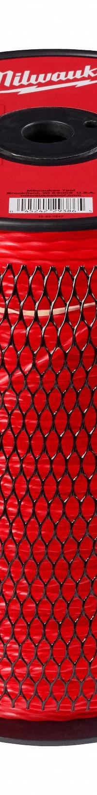 MILWAUKEE String Trimmer Line: Nylon, 0.105 in Dia, 76 11/16 ft Overall Lg, Twisted, Red (MPN 49-16-2814). Key specifications — Brand: MILWAUKEE; Compatible Manufacturer Number: 3046-20; Compatible Product Type: String Trimmer; Material: Nylon.