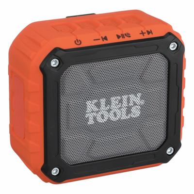 KLEIN TOOLS Speaker: Speaker, Auxiliary/Bluetooth/USB, BC/CE/FCC/IC/IP45, USB - Klein Tools Jobsite Speakers