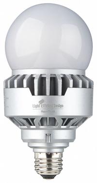 HID Replacement LED Bulb: Vertical Base Down/Vertical Base Up, A21, Medium Screw (E26), 14 W Watt (MPN LED-8015E30-G2). Key specifications — Color Temperature: 3000K; Brand: LIGHT EFFICIENT DESIGN; Shatter-Resistant: Yes.