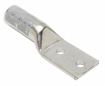 BURNDY Compression Lug: For 1000 kcmil, Stranded Wire, 1/2 in Stud Size, Long - Two-Hole Compression Lugs