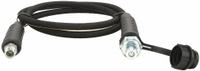 Hydraulic Hose Assembly: 1/4 in ID, CH604 x NPTF, 6 ft Lg, Black, 3/8 in x 1/4 in Fitting Size (MPN HC9206Q). Key specifications — Hose Color: Black; Hose Tube Material: Rubber; Fitting Type: CH604 x NPTF; Manufacturer Part Number: HC9206Q; Brand: ENERPAC.