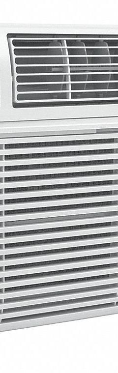 FRIGIDAIRE Through-the-Wall Air Conditioner: 550 sq ft – 700 sq ft, 208/230V AC, 14,000 BtuH, 6-20P (MPN FHTE143WA2). Key specifications — Brand: FRIGIDAIRE; Voltage: 208/230V AC; CEER Rating: 9.5; NEMA Plug Configuration: 6-20P; Special Features_Broad: Remote Control.