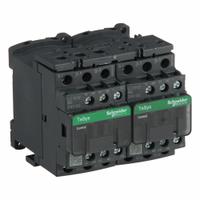SCHNEIDER IEC Magnetic Contactor: Reversing, 3 Poles, 3NO Contacts, 12 A, 24V DC Coil (MPN LC2D12BD). Key specifications — Brand: SCHNEIDER; Integrated Surge Suppression: Yes.