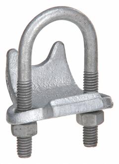 Right Angle Beam Clamp: Malleable Iron, 1 1/2 in Trade Size (MPN 3KG70). Key specifications — Nominal Conduit/Pipe/Threaded Rod: 1-1/2 in; Material: Iron; Finish: Electroplated; Color: Silver; For Use With: 1-1/2 in Threaded Rod; Mounting Style: Clamp On; Thread Size: 1-1/2"; Standards: ASTM B695-85.