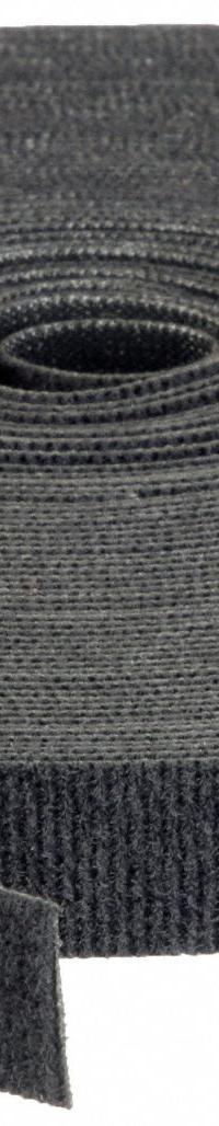 VELCRO BRAND Perforated Back to Back Strap: 75 ft Lg, 0.75 in Wd, 50 lb Tensile Strength, Black (MPN 340X9K1WP/25). Key specifications — Material: Nylon; Color: Black.