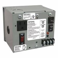 FUNCTIONAL DEVICES INC / RIB Class 2 Power Supply: 75 VA Power Rating, 24V AC, Circuit Breaker, Wall (MPN PSH75AB10). Key specifications — Brand: FUNCTIONAL DEVICES INC / RIB; Input Voltage: 120V AC; Includes On/Off Switch: Individual Output On/Off Switch; Mounting: Wall; Output Voltage: 24V AC; Wire Connection Type: Screw Terminals.