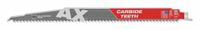 MILWAUKEE Reciprocating Saw Blade: 5 Teeth per Inch, 12 in Blade Lg, 0.05 in Blade Thick, 5 PK (MPN 48-00-5527). Key specifications — attr1109198: 5; attr1109200: Rigid for Straight Cuts; attr1109201: Straight; attr1109209: MILWAUKEE.