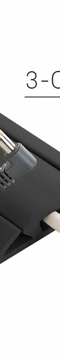 Cable protector: 3 Channels, 2 5/8 in Overall Wd, 5/8 in Overall Ht, 30 ft Lg, Rubber, Black (MPN CC-RI-CP-30-BK). Key specifications — Color: Black; Brand: ELECTRIDUCT.