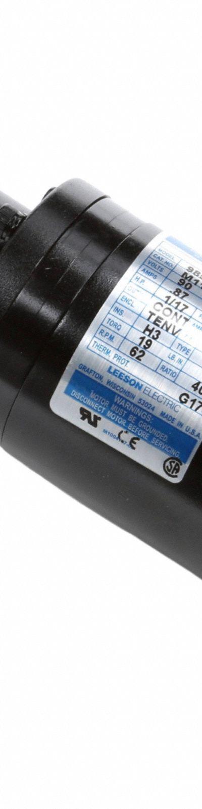 LEESON Right Angle Gearmotors: Right Angle - Right Angle DC Gearmotors