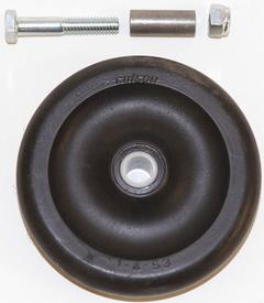 COTTERMAN Ladder Wheel Kit: For Rolling Ladders, Rigid, 2 Casters, 4 in Wheel Dia, Casters (MPN SU9108). Key specifications — Caster Type: Rigid; Includes: (2) Metal Sleeve Bushings; Brand: COTTERMAN; Compatible Ladder Type: Rolling Ladders; Compatible with Series: TitNRoll Models TA, TS, TR; Product Type: Wheel.