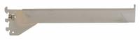 ECONOCO Straight Arm: Single, 1 in Slot Spacing, 1/2 in Slot Lg, 1/4 in x 12 in x 1 in, Chrome (MPN RDW/12). Key specifications — Product Type: Rectangular Faceout; Color: Silver; For Display Type: Single Slotted Standards; Material: Steel; Duty Rating: Heavy Duty; Brand: ECONOCO; Finish: Chrome; Mounting Type: Hanging.