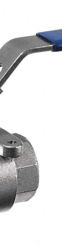 USA INDUSTRIALS Manual Two-Way Ball Valve: 3/8 in, 304 Stainless Steel, Straight Valve Body, PTFE (MPN ZUSA-VLV-24). Key specifications — Brand: USA INDUSTRIALS; Handle: Locking Lever.