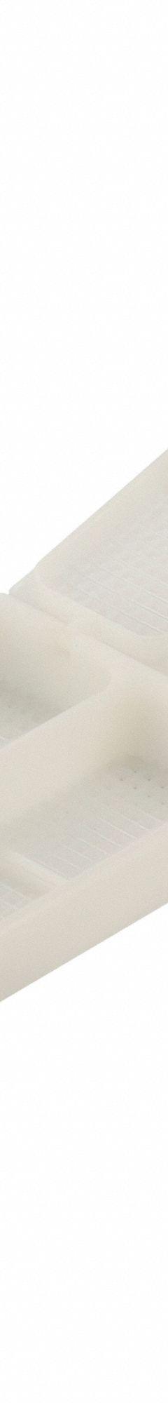 CAPLUGS Compartmented Biopsy Cassettes: White, Polyoxymethylene, 1.65 in Overall Lg (MPN 2584252W90E1). Key specifications — Color: White; Material: Polyoxymethylene; Brand: CAPLUGS; Product Type: Embedding Cassette.