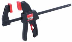 BESSEY Trigger Clamp: Soft-Touch Grooved, 5 in Max Jaw Opening, 3 in to 7 3/8 in, 1 3/4 in Throat Dp (MPN EHKMICRO). Key specifications — attr663922: BESSEY.