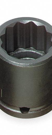 PROTO Impact Socket: 1/2 in Drive Size, SAE, 1 3/16 in Socket Size, 12-Point, Std, 2 in Overall Lg (MPN J7438). Key specifications — attr1215501: PROTO; attr1215515: Black Oxide; attr1215518: 1-3/16 in.