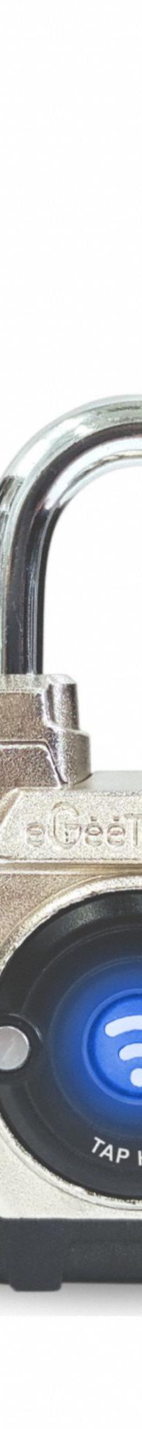 EGEETOUCH Bluetooth Padlock: Silver, Zinc Die-Cast, Stainless Steel Shackle (MPN 5-02501-94). Key specifications — attr1351169: NFC; attr1320070: Series 5th Gen; attr1314123: EGEETOUCH.