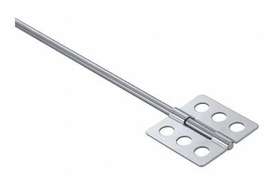 IKA Paddle Stirrer: Paddle Stirrer, 1/4 in Shaft Dia, 21 3/4 in Shaft Lg, Paddle - Overhead Stirrer Impellers