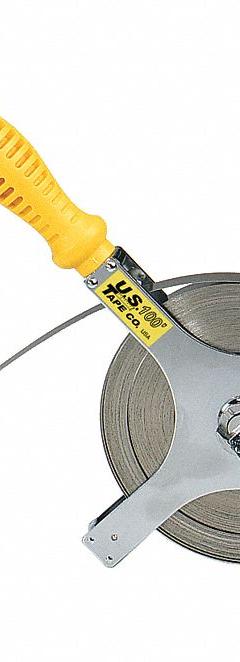 US TAPE Double Duty Oil Gauging Tape Measure: 100 ft, Swivel Snap Tip, Dark Liquids/Light Liquids (MPN 58826). Key specifications — attr940497: Dark Liquids; attr940499: Steel; attr944091: Swivel Snap; attr940498: US TAPE; attr940491: Grounding Strap; attr940492: Gray; attr940490: SAE; attr940487: Innage.
