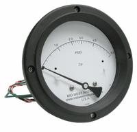 MIDWEST INSTRUMENT Differential Pressure Gauge & Switch: Back, 1/4 in NPT Female, 120, 4 1/2 in Dial (MPN 120SC-00-O-AA-5P). Key specifications — Sensor Type: Piston; Series: 120; Housing Material: 316 Stainless Steel; Certificate of Calibration: Not Included; Gauge Accuracy: ±3-2-3%.